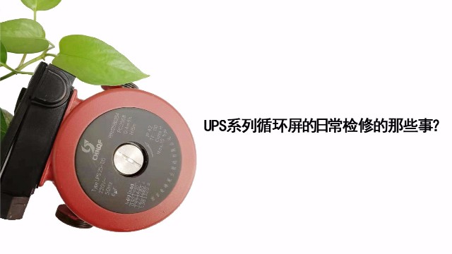 UPS系列循環屏蔽泵的日常檢修的那些事？