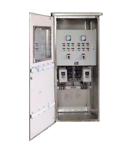 戶外不銹鋼30KW一控二軟啟動(dòng)控制柜